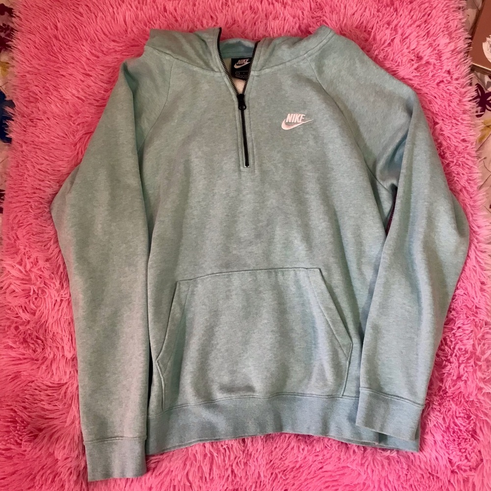Nike baby blue hoodie